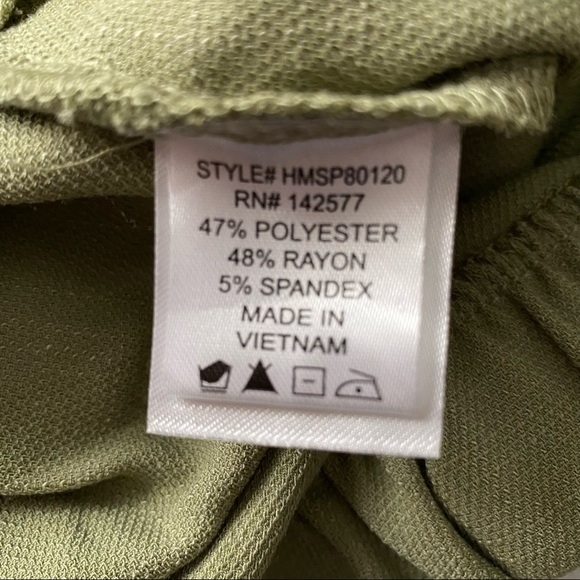 NWT Haute Monde Green Belted Skort - Picture 11 of 12